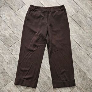 Apt. 9 Brown Capri Dress Pants Size 10